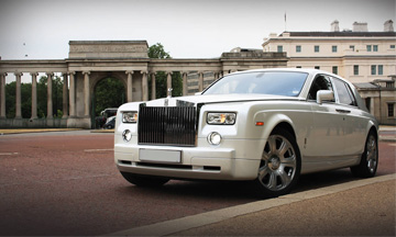 White Wedding Car Hire Leicester Rolls Royce Wedding Car Leicester